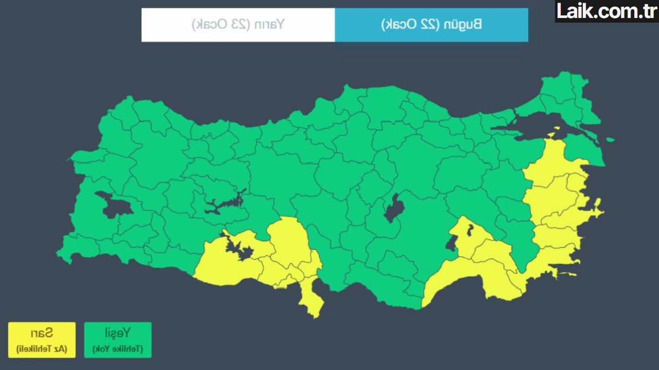 Türkiye Geneli Hava Durumu: Dağınık Yağışlar ve Kuvvetli Rüzgar Uyarısı